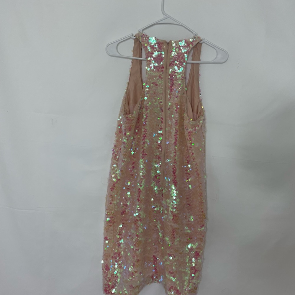 Pink Sequin Dress